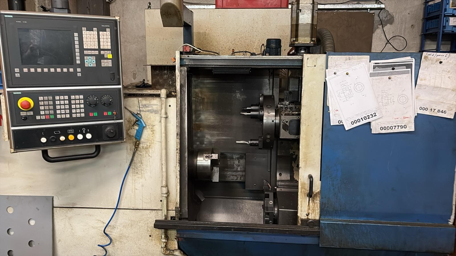 CNC soustruh s řízením Siemens